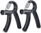 APOGO Handtrainer, 2er Set Hand Trainingsgerät Fingertrainer, Fingerhantel Handgreif Trainer Handmuskeltrainer Einstellbarer Widerstandsbereich, Unterarm Krafttraining - Reduziert Gelenkschmerzen