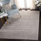 Safavieh Modern Teppich für Wohnzimmer, Esszimmer, Schlafzimmer - Vision Collection, Kurzer Flor, Silber, 200 X 200 cm