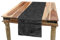 ABAKUHAUS Schwarz und weiß Tischläufer, Aborginial Kunst, Esszimmer Küche Rechteckiger Dekorativer Tischläufer, 40 x 225 cm, Schwarz Grau