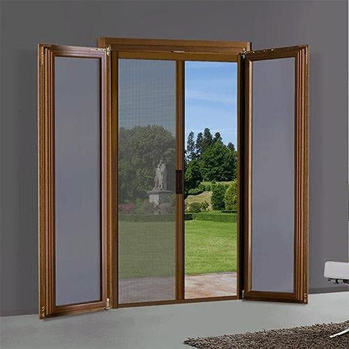 Zanzariera A Rullo Per Porta (Cm 120 X 250 Marrone)