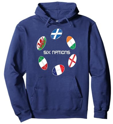 T-shirt Rugby Six Nations Sweat à Capuche