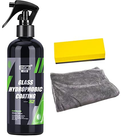 CENMOO Bil regnskyddsmedel, mångsidig hydrofobisk beläggning av bilfönster, regnspridande bilspray, lång design fordonsspray, regnbeständig spray