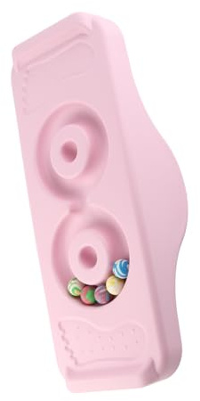 Generic Tavola per l'allenamento dell'Equilibrio, Interessante Tavola a Dondolo per l'allenamento Durevole Migliora la capacità di Equilibrio per la Casa (PINK)