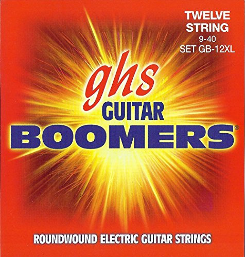 Saitensatz für E-Gitarre GHS BOOMERS - 12 Saiten - GB-12XL - Extra leicht - 009/040
