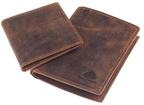 Greenburry Vintage Herren Geldbörse Braun 9,5x12,5x13cm