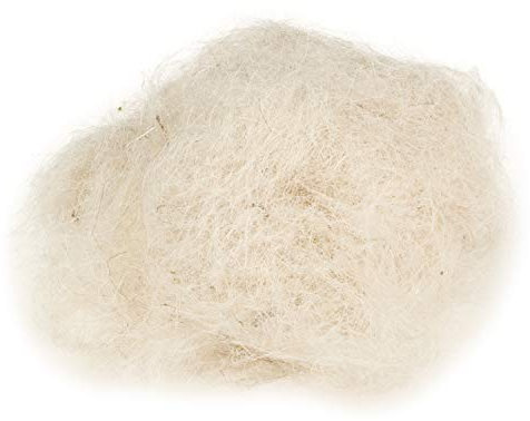 ARQUIVET Poil de chèvre 100 g - Matière de nid d'oiseau - Accessoires de nid d'oiseau - Fibres de cheveux de chèvre