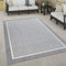 Paco Home Outdoor Teppich wetterfest Skandinavisch für Terrasse, Balkon & Garten pflegeleicht & robust Modernes Design Indoor & Outdoor geeignet, Grösse:160x230 cm, Farbe:Grau 2