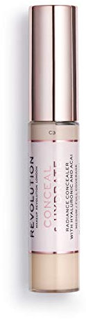 Makeup Revolution, Concealer and Hydrate C3, 13 ml (Pack of 1)