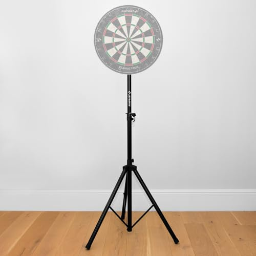 PINPOINT Support de Cible de Fléchettes [Seulement Support] | Accessoire de Fléchettes | Support sur Trépied avec Hauteur Réglable | Support pour Cible de Fléchettes avec Notice