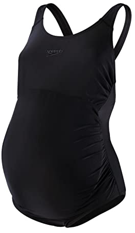 Speedo Maternity Fitness 1 Piece Bañador Mujer, Negro, XL