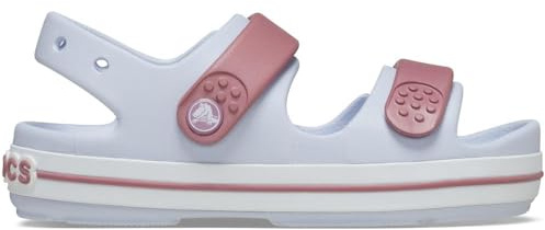 Crocs Crocband Cruiser Sandal T, Sandali Unisex - Bambini e Ragazzi, Dreamscape Cassis, 27/28 EU