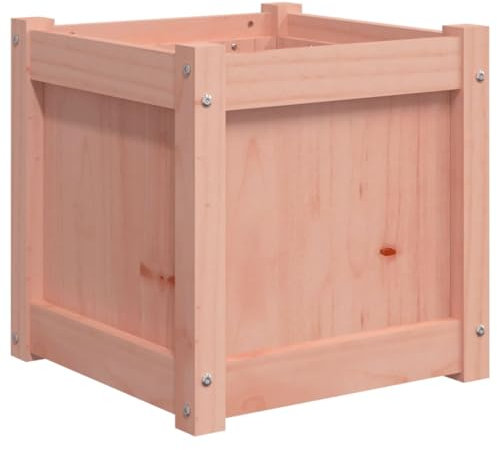 vidaXL Jardinière, Lit Surélevé, Bac à Fleurs, Pot de Plantes, Boîte à Fleurs Jardin Patio Terrasse Balcon, Marron Bois Massif de Douglas