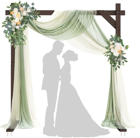 Boda decorativa arco de rosas, arco de boda, soporte para globo, arco de jardín, tul, arco de boda, decoración del hogar, césped, arco de rosas, soporte de fondo, decoración de jardín para bodas