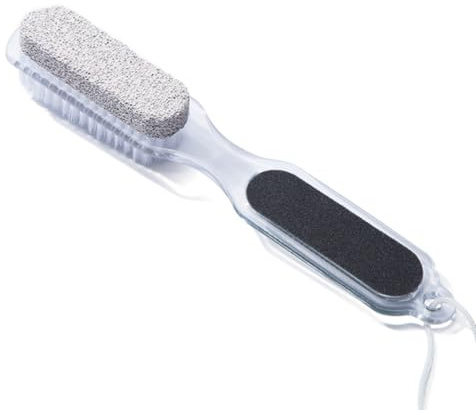 Strumento per Cura Piedi 4 in 1, Pietra Pomice Lima