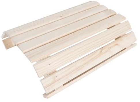 Toddmomy Pantalla de Lámpara para Sauna a Prueba de Explosiones Madera de Cedro, Diseño Sencillo y Resistente, Adecuado para Sala de Estar y Habitación