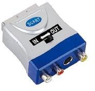 Nilox Scart M/3RCA + SVHS Cable Adapter Male/Female, Scart, RCA A/V + SVHS White