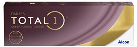 Dailies Total 1 Lentes de contacto de reemplazo diario, Pack de 30 , R 8.5 mm, D 14.1 mm, -3 Diopt