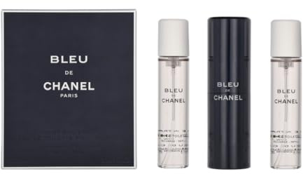 Chanel Bleu de Chanel ricaricabili EDT 20 ml + MINI ricarica 2 x 20 ml EDT (uomo)
