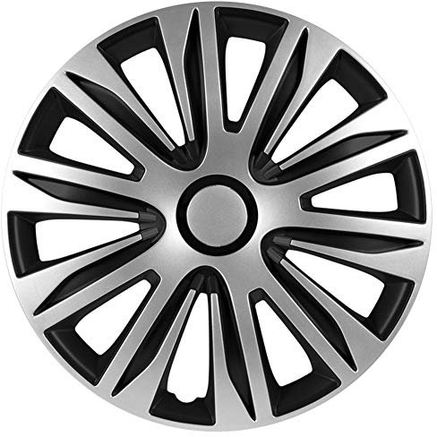 Jeu d'enjoliveurs Nardo 14-inch argent/noir