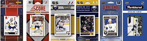 C&I Collectables NHL Buffalo Sabres Men's 6 Different Licensed Trading Card Team Sets, White