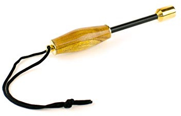 Zite Fishing Fischtöter als Angelzubehör - 19 cm Edler Holzgriff Schlaufenband & Schwerer Messingkopf
