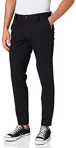 ONLY & SONS Herren ONSMARK Pant Stripe GW 3727 NOOS 22013727, Black, 32/32