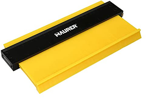 MAURER 7020405 Contornos 130x250 mm. con Bloqueo, Medidor Formas, Duplicador Perfiles, Preciso,Dureza Ajustable, Multicolor