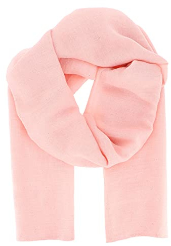 Moonbow Foulard Femme Paillettes 100% Viscose - Grand Éventail Long et Rectangulaire 180cm x 90cm - Chic Coloré et Pailleté Moderne et Tendance - Etole pour Mariage (Rose Pale)