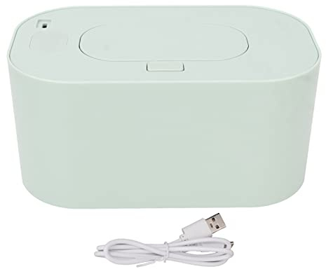 Calentador de Toallitas para Bebés, Temperatura del Termostato del Calentador de Toallitas para Bebés, Toallita Portátil USB para Pañales, Calentador de Toallitas para Bebés