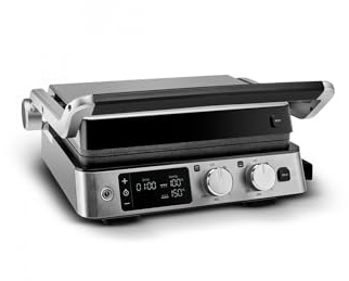 Karaca Compact Steel Sear & Grill Inox 2008 Sandwichmaker 3 in 1, Elektrogrill, Toaster Sandwichtoaster & Kontaktgrill mit Schnellaufheizung, Temperaturregelung & Höhenverstellung, Tost Makinesi