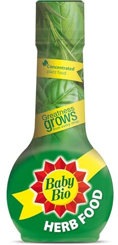 AMK® Baby Bio Herbs Plant Food 175ml Garden Herb Feed Fertiliser Concentrate Nutrients Nutrition Gardening Soil Potted Plants