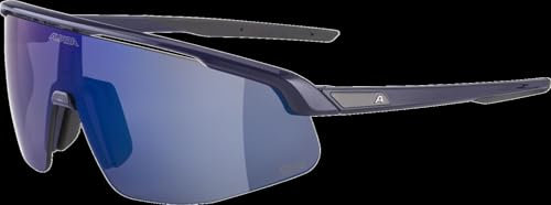 ALPINA Turbo Pro - Elegante Sport-Performance Brille mit integrierter Lüftung, miracle-blue gloss