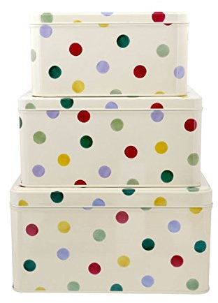 Emma Bridgewater - Polka Dot Original Set of 3 Square Cake Tins