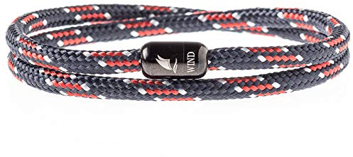 Wind Passion - Paracord Mens Bracelet - Bracelet for Women - Rope Bracelet String With Magnetic Clasp - Wrist Surfer Bracelet - Handmade Surfer Magnetic Bracelets - Sturdy & Waterproof