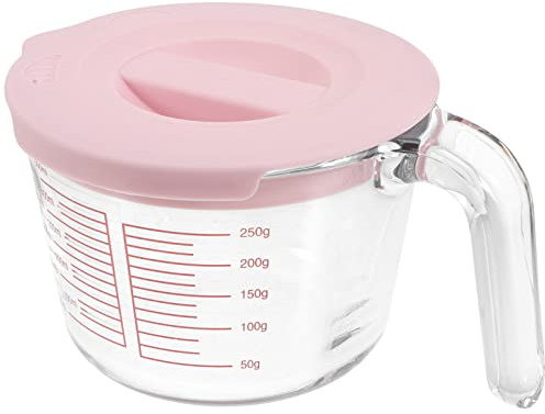 BESTonZON Gobelet Gradué en Verre à Mesurer Tasse De Lait en Verre Cruche De Balance Alimentaire Outil De Wiking Pichet De Crème Tasse à Mesurer Liquide Ménage Bec