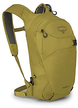 Osprey Glade 12L Ski and Snowboard Backpack with Hydraulics Water Reservoir, Babylonica Yellow