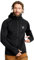 RevolutionRace Evolution Stretch Fleece Hoodie für Herren, Zip Hoodie für Wandern und Outdoor-Aktivitäten, Black, XL
