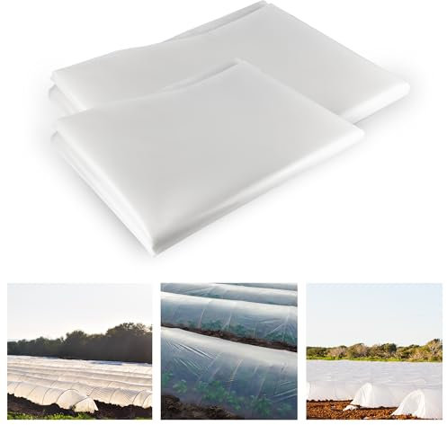 MODO AGRO Plástico Invernadero traslúcido agrícola. Plástico Especial Agricultura y protección huertos Plantas Exterior Ideal para invernaderos huertas y Jardines (3.3X10)