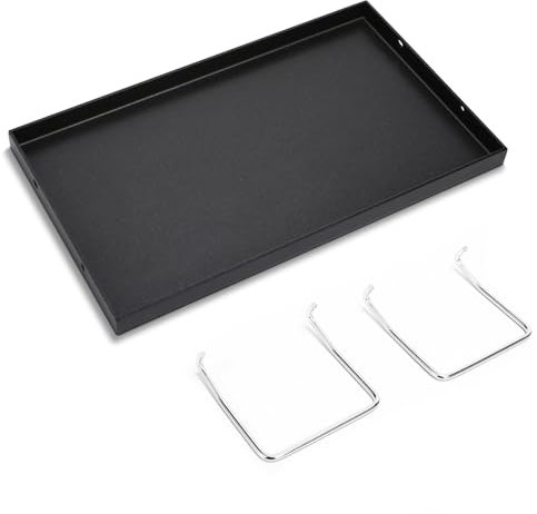 GFTIME Plancha antiadherente para parrilla de gas Enders URBAN & Explorer, plancha de hierro fundido con revestimiento antiadherente, 1/2 superficie de parrilla, accesorio para barbacoa, 1 unidad