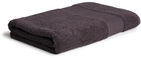 MÖVE Pure Luxury Duschtuch 80 x 150 cm aus 100% Ägyptischer Baumwolle, Graphite