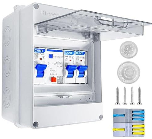 Boîte À Fusibles En Saillie, Boîte Coffret Electrique Etanche Ip65, AC 32 A, Boîtier De Distribution, Petit Répartiteur En Saillie Pour La Maison, Le Bureau