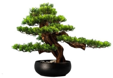 Falska växter Konstgjord bonsaiträd med keramiska krukor Kontorsplanterare Vardagsrumsdekoration Falska växter Bonsai Konstgjorda träd
