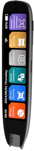 Lecteur de numérisation de traduction de dictionnaire, appareil de numérisation de texte, traducteur de lecture, connexion Wi-Fi, Bluetooth, 142 langues en ligne, photo, voix