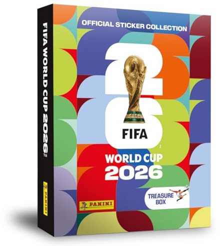 Fifa World Cup 2026™ Official Sticker Collection - Treasure Box Panini [Album Cartonato + 24 Bustine]
