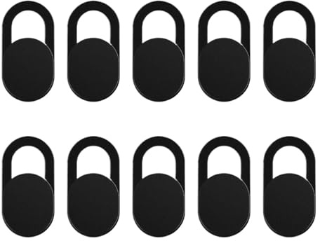 Copertura per fotocamera – 10 pezzi Webcam Blocker, copertura per webcam del telefono, adesivi per tablet e laptop, adesivi per la protezione della privacy della fotocamera, per donne, uomini, adulti