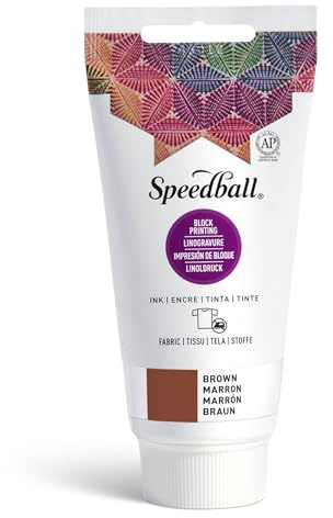 Speedball Art Products Company Tinta de Tela, marrón, 2.5 FL oz