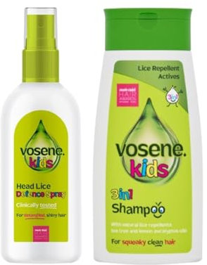 Vosene Kids Lice Repellent 3in1 Shampoo 250ml & Conditioning Defence Spray 150ml