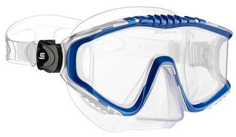 Salvimar Full Vision máscaras de Buceo Unisex, Azul