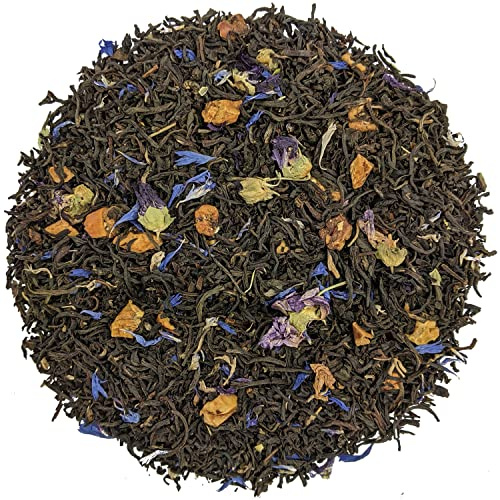 Dorian Grey Black Loose Leaf Tea Fruity Earl Grey Blend by Simpli-Special for Hot or Iced Tea (50g in Resealable Pouch)