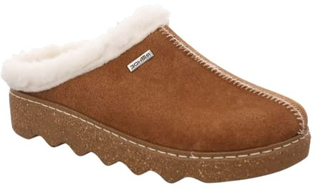 Rohde Damen, Frauen, Hausschuhe,warm gefüttert,verbandschuhe,therapieschuhe,Klett-Hausschuhe,Cuoio,38 EU / 5 UK